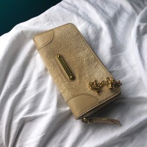 Juicy Couture ‘Go Steady’ Velour ZIP Around Wallet